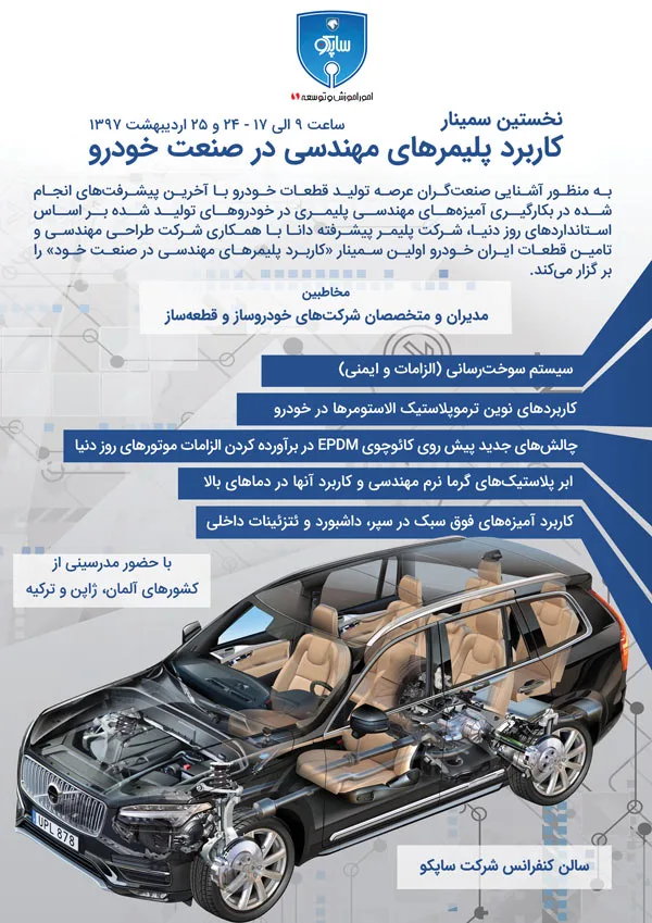 کاربرد پلیمرهای مهندسی در صنعت خودرو